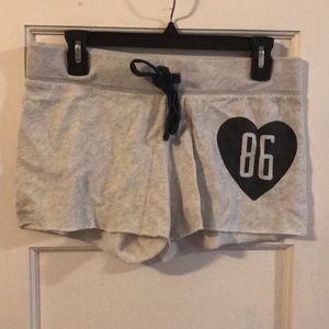 PINK Victoria secret xs grey shorts